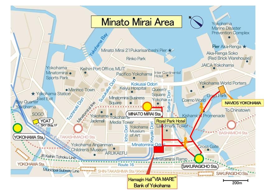 minato mirai 21 mapě