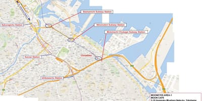 Mapa pacifico Yokohama