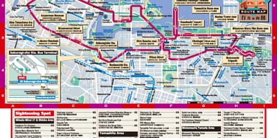 Tokyo, Yokohama mapě